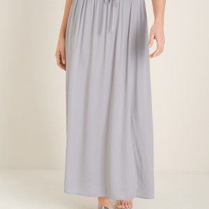 Chico's Women's Solid Side-Slit Maxi Skirt Size 4/6